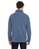 Garment-Dyed Quarter Zip Sweatshirt