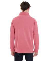 Garment-Dyed Quarter Zip Sweatshirt