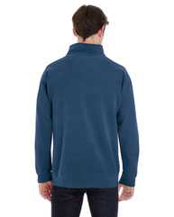 Garment-Dyed Quarter Zip Sweatshirt