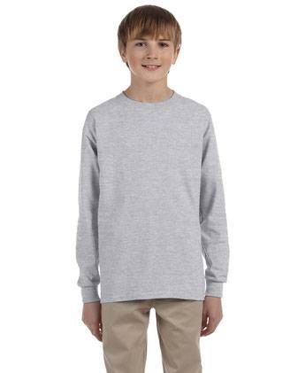 JERZEES Dri-Power® Youth Long Sleeve 50/50 T-Shirt 29BLR