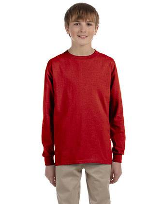 JERZEES Dri-Power® Youth Long Sleeve 50/50 T-Shirt 29BLR