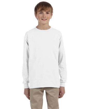 JERZEES Dri-Power® Youth Long Sleeve 50/50 T-Shirt 29BLR