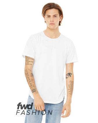 BELLA + CANVAS Jersey Curved Hem Tee 3003C