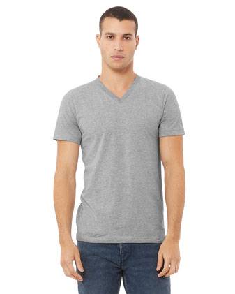 BELLA + CANVAS Heather CVC V-Neck Tee 3005CVC