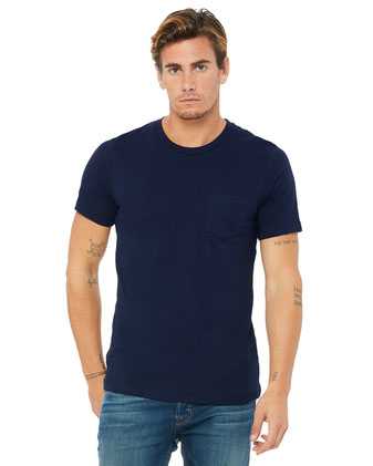 BELLA + CANVAS Jersey Pocket Tee 3021
