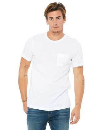 BELLA + CANVAS Jersey Pocket Tee 3021
