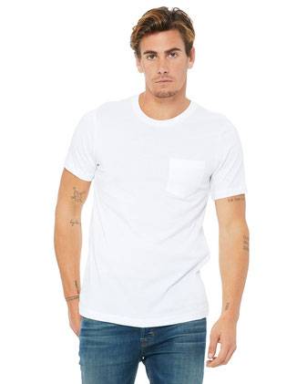 BELLA + CANVAS Jersey Pocket Tee 3021