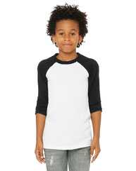 Youth Three-Quarter Sleeve Baseball Tee