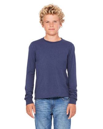BELLA + CANVAS Youth Jersey Long Sleeve Tee 3501Y