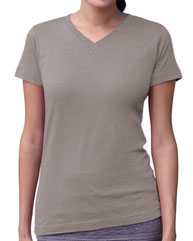 Women's Fine Jersey V-Neck Tee