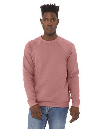 BELLA + CANVAS Sponge Fleece Raglan Crewneck Sweatshirt 3901