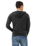 BELLA + CANVAS Triblend Lightweight Full-Zip Hooded Long Sleeve Tee 3939
