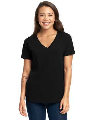 Next Level Women’s Cotton V-Neck T-Shirt 3940
