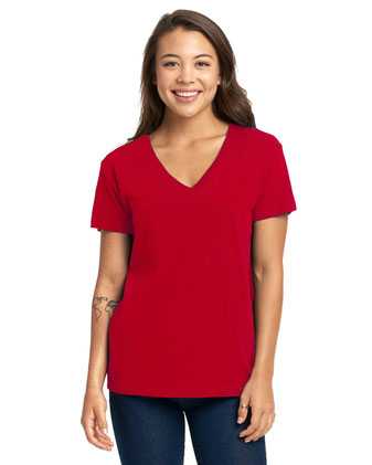 Next Level Women’s Cotton V-Neck T-Shirt 3940