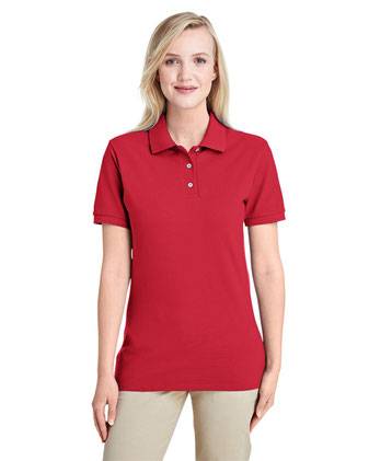 Women's 100% Ring-Spun Cotton Piqué Polo