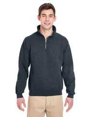 Super Sweats NuBlend® Quarter-Zip Cadet Collar Sweatshirt