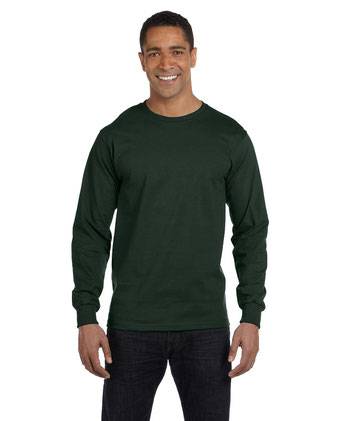 Hanes Beefy-T® Long Sleeve T-Shirt 5186