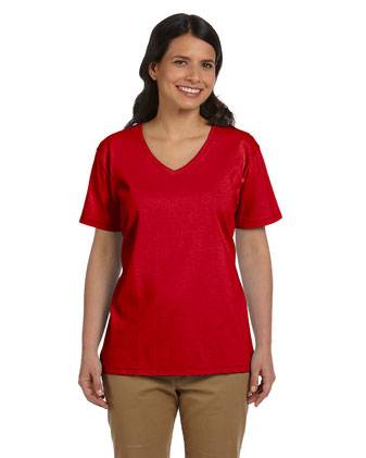 Hanes Essential-T Women’s V-Neck T-Shirt 5780