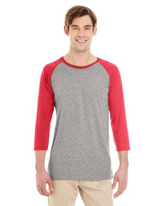 JERZEES Triblend Three-Quarter Raglan Baseball T-Shirt 601RR