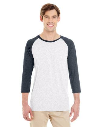 JERZEES Triblend Three-Quarter Raglan Baseball T-Shirt 601RR