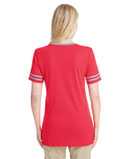 JERZEES Women's Varsity Triblend V-Neck T-Shirt 602WVR
