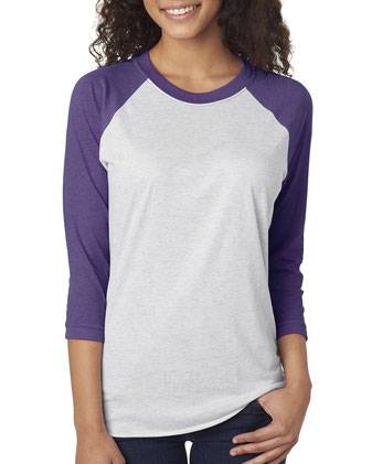 Next Level Triblend Three-Quarter Raglan T-Shirt 6051