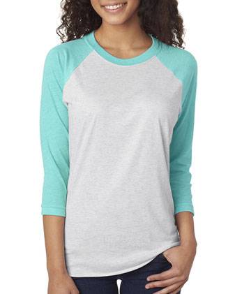 Next Level Triblend Three-Quarter Raglan T-Shirt 6051