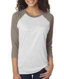 Venetian Grey Sleeves/ Heather White Body