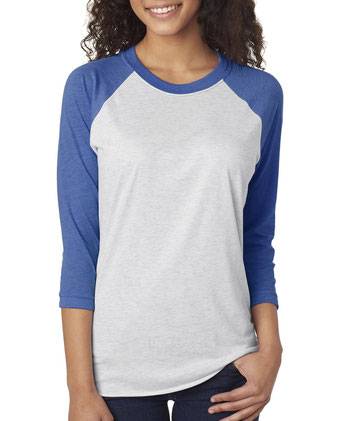 Next Level Triblend Three-Quarter Raglan T-Shirt 6051