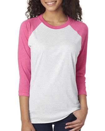 Next Level Triblend Three-Quarter Raglan T-Shirt 6051
