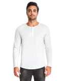 Next Level Triblend Henley 6072
