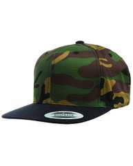 Flat Bill Snapback Cap