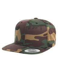 Flat Bill Snapback Cap