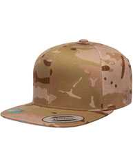 Flat Bill Snapback Cap