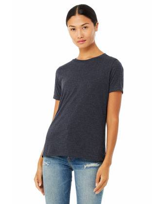 BELLA + CANVAS Women’s Relaxed Fit Heather CVC Tee 6400CVC