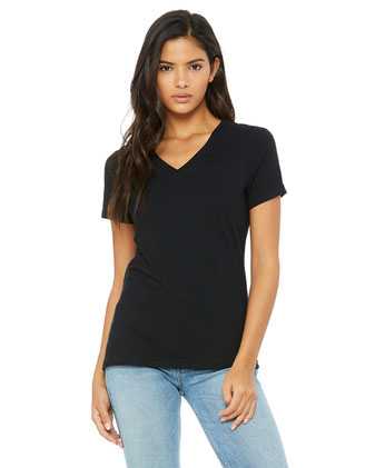 BELLA + CANVAS Women’s Relaxed Jersey V-Neck Tee 6405