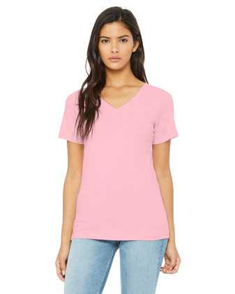 BELLA + CANVAS Women’s Relaxed Jersey V-Neck Tee 6405