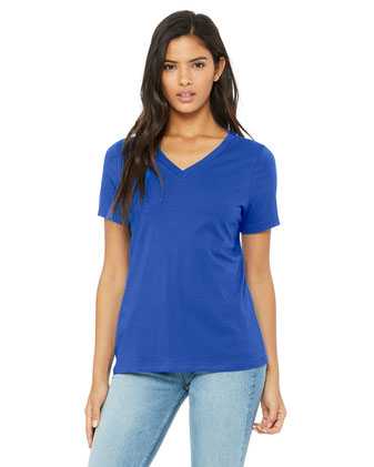 BELLA + CANVAS Women’s Relaxed Jersey V-Neck Tee 6405