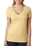 Women’s CVC Deep V-Neck T-Shirt