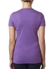 Women’s CVC Deep V-Neck T-Shirt