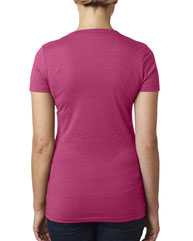 Women’s CVC Deep V-Neck T-Shirt
