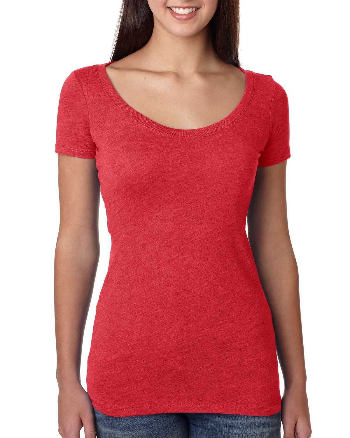 Next Level Women’s Triblend Scoop Neck T-Shirt 6730