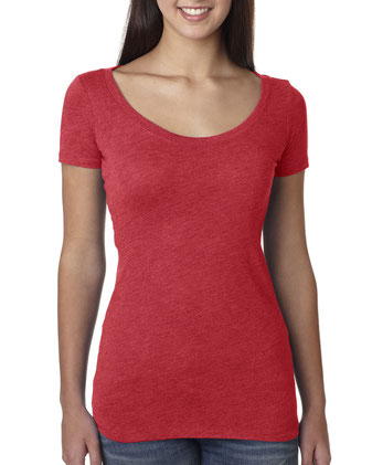 Next Level Women’s Triblend Scoop Neck T-Shirt 6730