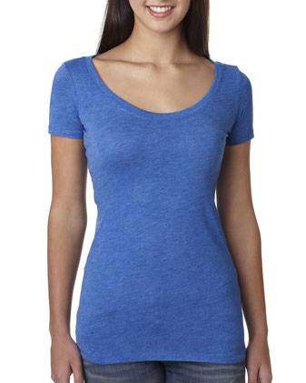 Next Level Women’s Triblend Scoop Neck T-Shirt 6730
