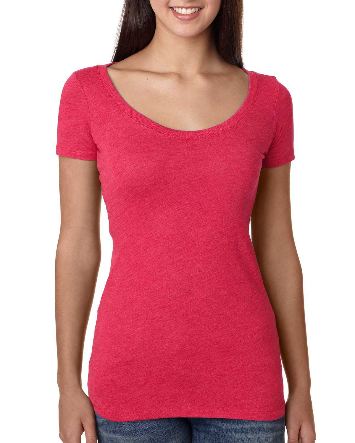 Next Level Women’s Triblend Scoop Neck T-Shirt 6730