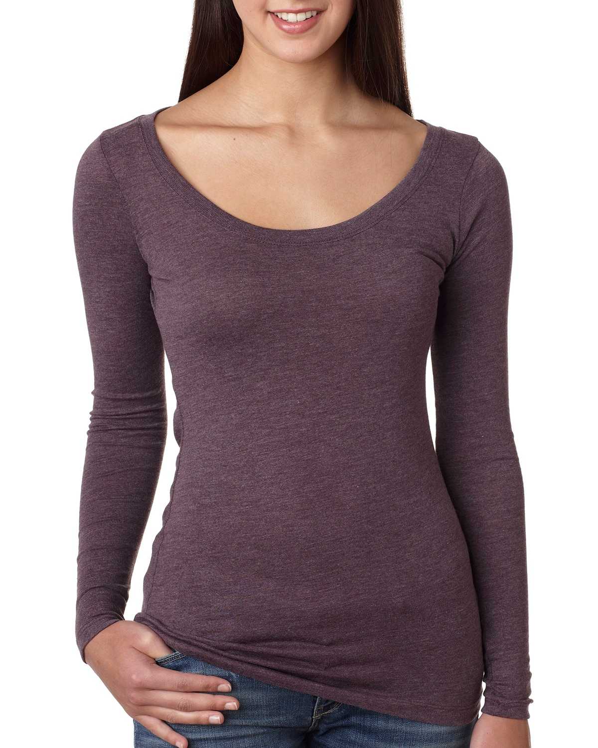 Women’s Triblend Scoop Neck Long Sleeve T-Shirt