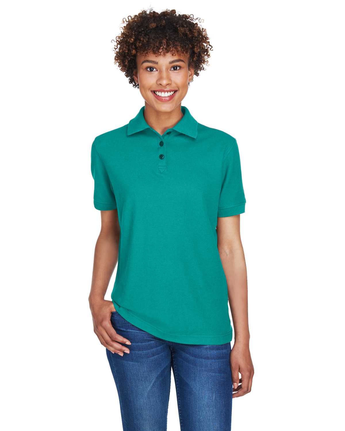Ultra Club Women's Whisper Pique Polo 8541