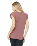 Women’s Flowy Rolled Cuffs Muscle Tee