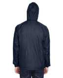 Quarter-Zip Hooded Pullover Pack Away Jacket