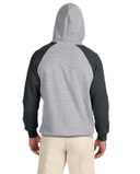Nublend® Colorblocked Raglan Hooded Sweatshirt